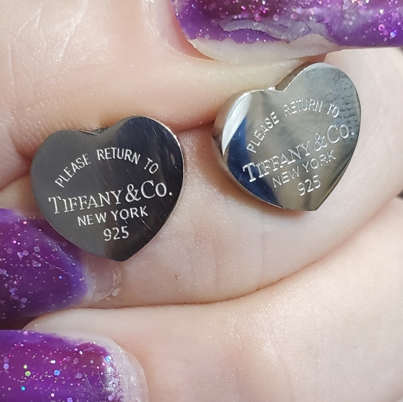 Tiffany Heart earrings silver - Picture 3 of 4